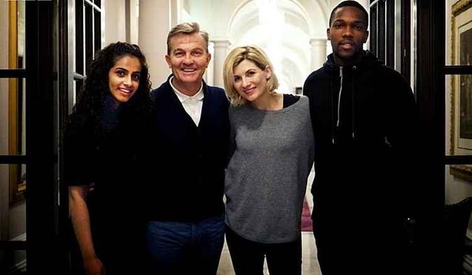 Novo elenco de Doctor Who (foto: BBC/Divulgação) Novo elenco de Doctor Who (foto: BBC/Divulgação)