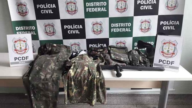 O homem se vestiu de falso policial para molestar a vítima (foto: Divulgação/PCDF) O homem se vestiu de falso policial para molestar a vítima (foto: Divulgação/PCDF)