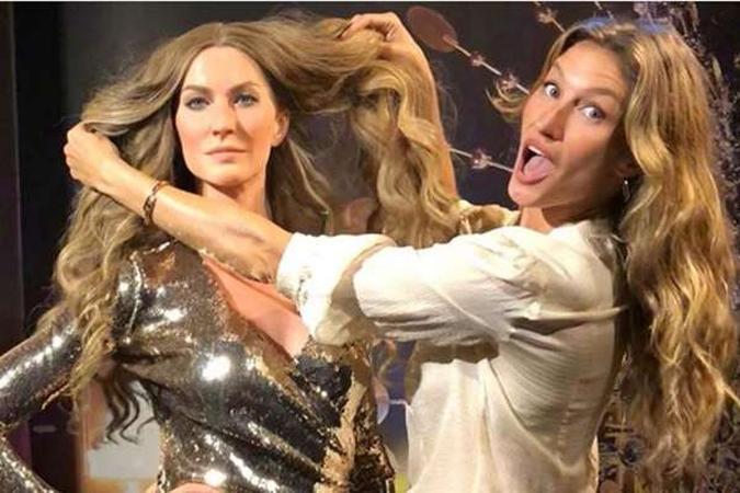 Top model ganhou réplica de sua aparição na abertura dos Jogos Olímpicos de 2016(foto: Reprodução/Instagram) Top model ganhou réplica de sua aparição na abertura dos Jogos Olímpicos de 2016(foto: Reprodução/Instagram)
