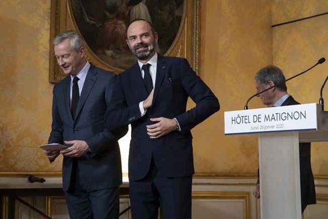 O ministro francês das Finanças, Bruno Le Maire, deve discutir a suspensão do imposto com o secretário do tesouro americano nesta quarta-feira(foto: Thomas SAMSON / AFP) O ministro francês das Finanças, Bruno Le Maire, deve discutir a suspensão do imposto com o secretário do tesouro americano nesta quarta-feira(foto: Thomas SAMSON / AFP)