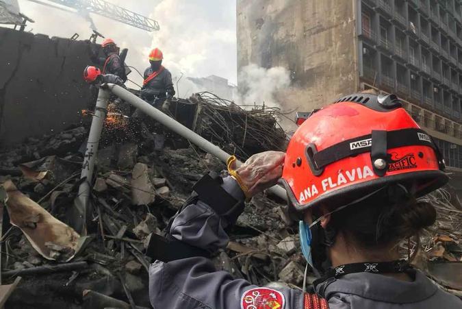 Corpo de Bombeiros de São Paulo/Divulgação Corpo de Bombeiros de São Paulo/Divulgação