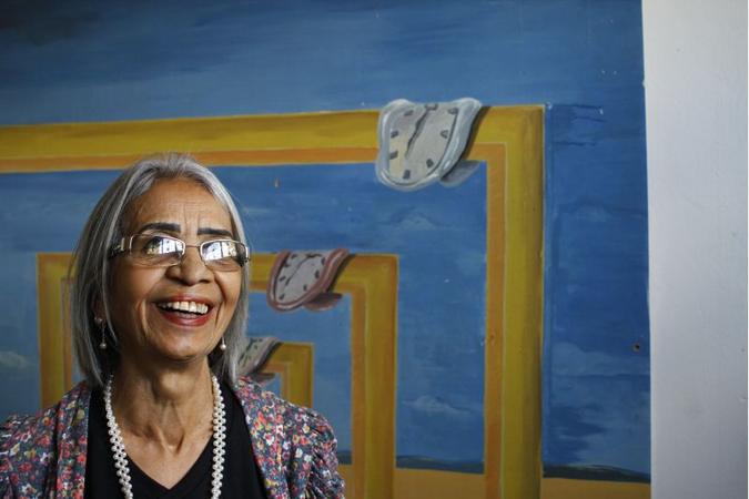 Georgina Evaristo garante: mesmo com a idade, é possível manter a chama do amor acesa(foto: Ana Rayssa/CB/D.A Press)