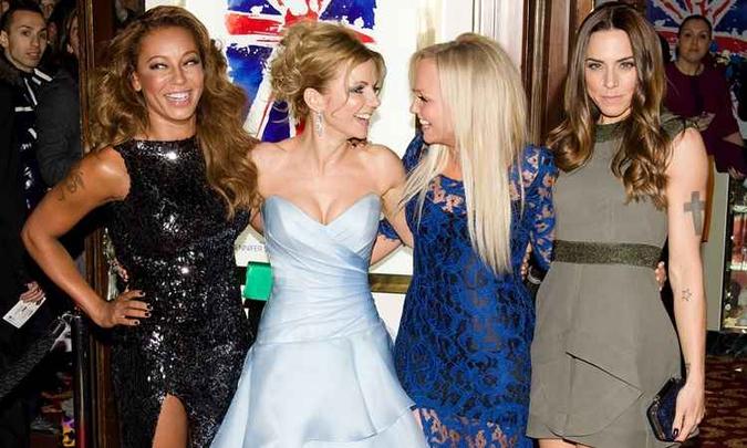 Spice Girls estão produzindo músicas novas, segundo tabloide britânico (foto: AFP PHOTO/Leon Neal/Divulgação ) Spice Girls estão produzindo músicas novas, segundo tabloide britânico (foto: AFP PHOTO/Leon Neal/Divulgação )