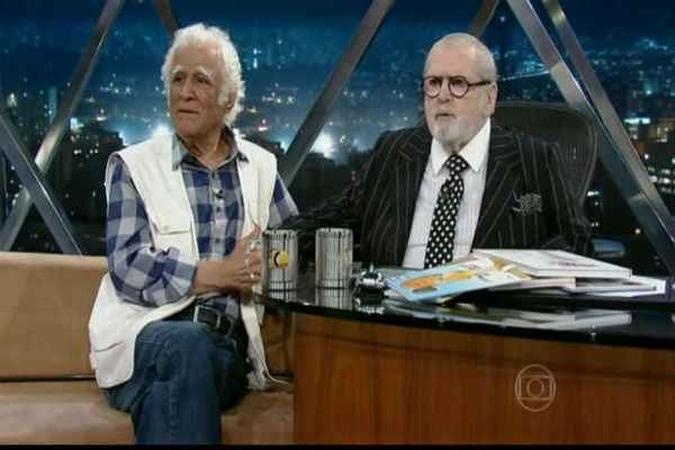 Jô escolheu Ziraldo porque queria a naturalidade dos outros programas em sua despedida(foto: Reprodução internet) Jô escolheu Ziraldo porque queria a naturalidade dos outros programas em sua despedida(foto: Reprodução internet)