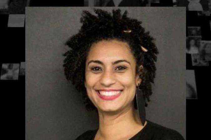 A imagem de Marielle Franco compõe um mosaico com fotografias de diversas mulheres no site da faixa 'Woman like me'(foto: Reprodução/Internet) A imagem de Marielle Franco compõe um mosaico com fotografias de diversas mulheres no site da faixa 'Woman like me'(foto: Reprodução/Internet)