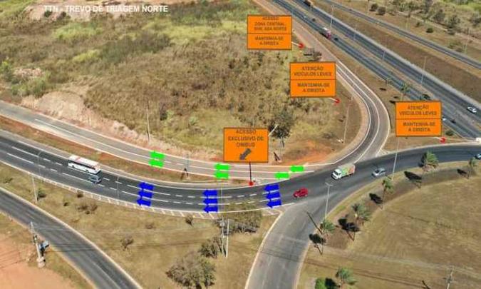 Durante a interdição, o DER recomenda que motoristas de veículos leves da área norte sigam pela via marginal da direita e pela ponte lateral(foto: Divulgação/DER) Durante a interdição, o DER recomenda que motoristas de veículos leves da área norte sigam pela via marginal da direita e pela ponte lateral(foto: Divulgação/DER)