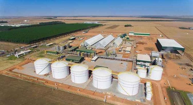 O Brasil tem uma indústria de bioenergia em expansão que usa os resíduos de gramíneas como biomassas dedicadas para produzir bio-etanol.(foto: FSBionergia/Divulgação) O Brasil tem uma indústria de bioenergia em expansão que usa os resíduos de gramíneas como biomassas dedicadas para produzir bio-etanol.(foto: FSBionergia/Divulgação)