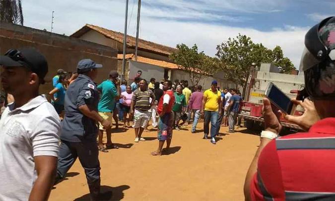 Creche foi incendiada no dia 5 de outubro de 2017 pelo vigia Damião Soares dos Santos(foto: Polícia Militar/ Divulgação) Creche foi incendiada no dia 5 de outubro de 2017 pelo vigia Damião Soares dos Santos(foto: Polícia Militar/ Divulgação)