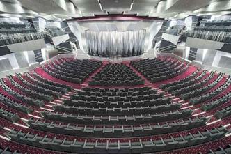 O anfiteatro usado para peças teatrais, cursos e apresentações musicais, tem capacidade para 1,6 mil pessoas(foto: MSC/Divulgação) O anfiteatro usado para peças teatrais, cursos e apresentações musicais, tem capacidade para 1,6 mil pessoas(foto: MSC/Divulgação)