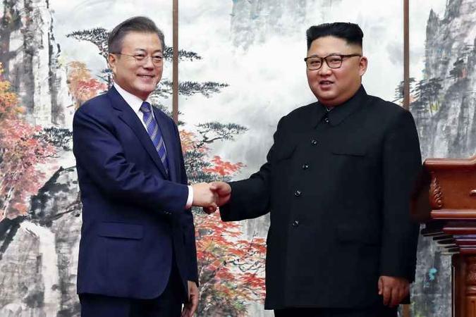 (foto: Pyeongyang Press Corps/AFP) (foto: Pyeongyang Press Corps/AFP)
