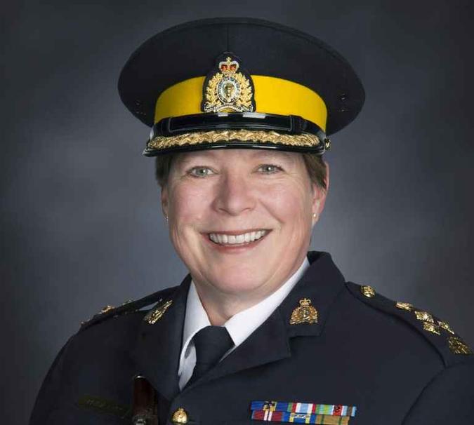 Brenda Lucki foi nomeada delegada da Real Polícia Montada do Canadá(foto: RCMP/GRC/AFP) Brenda Lucki foi nomeada delegada da Real Polícia Montada do Canadá(foto: RCMP/GRC/AFP)