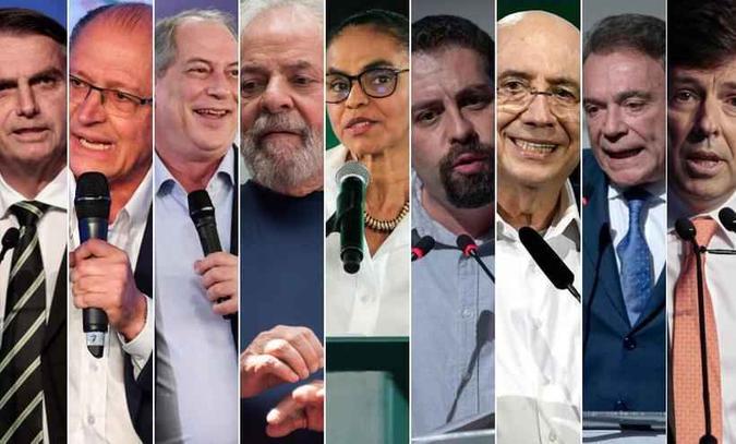 Alguns dos principais candidatos já se posicionaram sobre o tema em entrevistas e declarações (foto: Evaristo Sa, Nelson Almeida, Sérgio Lima, Mauro Pimentel, Miguel Schincariol/AFP ) Alguns dos principais candidatos já se posicionaram sobre o tema em entrevistas e declarações (foto: Evaristo Sa, Nelson Almeida, Sérgio Lima, Mauro Pimentel, Miguel Schincariol/AFP )