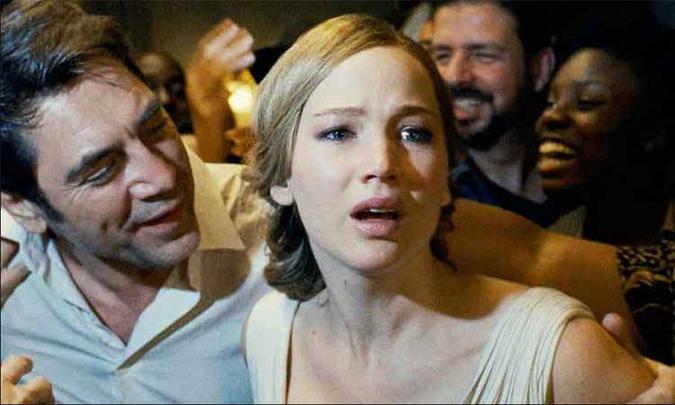 Javier Bardem e Jennifer Lawrence no filme Mãe!, de Darren Aronofsky: três indicações(foto: Paramount/Divulgação ) Javier Bardem e Jennifer Lawrence no filme Mãe!, de Darren Aronofsky: três indicações(foto: Paramount/Divulgação )