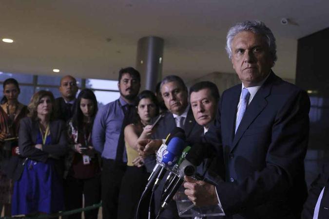 O governador de Goiás, Ronaldo Caiado, disse acreditar que a proposta de reforma da Previdência será aprovada pelo Congresso, mas deixou claro que não está seguro sobre a capacidade de articulação do governo(foto: Valter Campanato/Agência Brasil) O governador de Goiás, Ronaldo Caiado, disse acreditar que a proposta de reforma da Previdência será aprovada pelo Congresso, mas deixou claro que não está seguro sobre a capacidade de articulação do governo(foto: Valter Campanato/Agência Brasil)