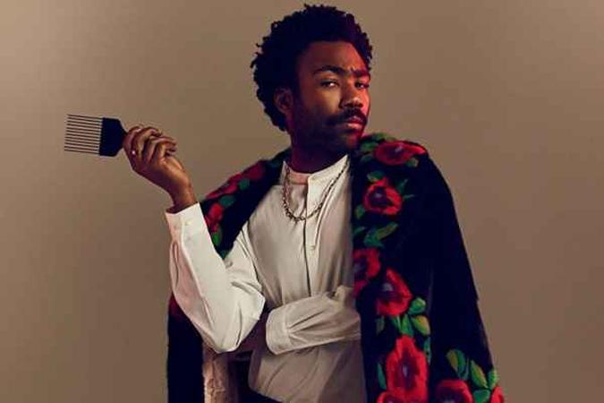 Donald Glover, também conhecido como Childish Gambino, marcou com o hit 'This is America'(foto: Reprodução/Internet) Donald Glover, também conhecido como Childish Gambino, marcou com o hit 'This is America'(foto: Reprodução/Internet)