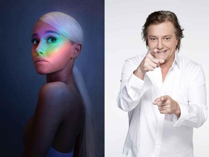A semelhança entre os ritmos de 'No tears left to cry' e 'Só você' virou meme na internet(foto: Reprodução/Instagram e Conteúdo Comunicação/Divulgação ) A semelhança entre os ritmos de 'No tears left to cry' e 'Só você' virou meme na internet(foto: Reprodução/Instagram e Conteúdo Comunicação/Divulgação )