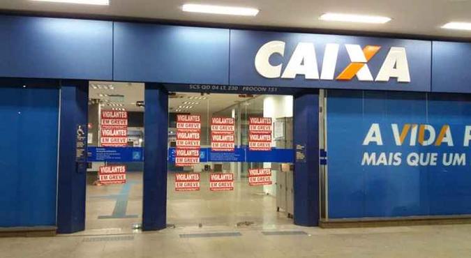 Por conta da greve dos vigilantes, bancos não abrem a partir desta quinta(foto: Sindesv/Divulgação) Por conta da greve dos vigilantes, bancos não abrem a partir desta quinta(foto: Sindesv/Divulgação)
