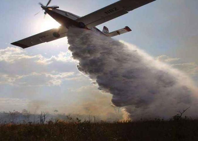 Incêndio atingiu o Parque Nacional de Brasília na última quarta-feira (30/8)(foto: CBMDF) Incêndio atingiu o Parque Nacional de Brasília na última quarta-feira (30/8)(foto: CBMDF)