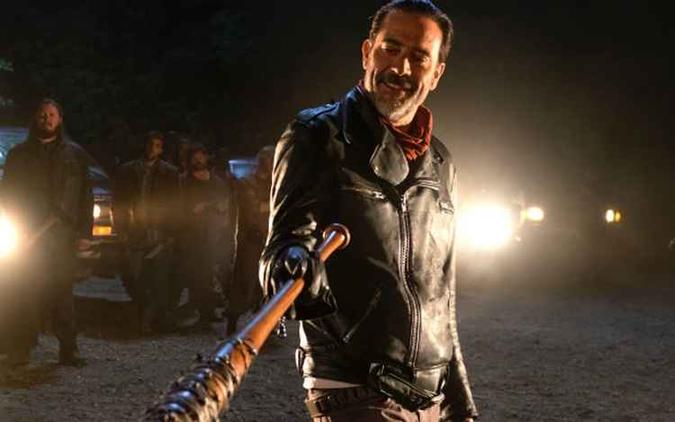 Negan: vilania sem precedentes na série(foto: Fox/Divulgação) Negan: vilania sem precedentes na série(foto: Fox/Divulgação)