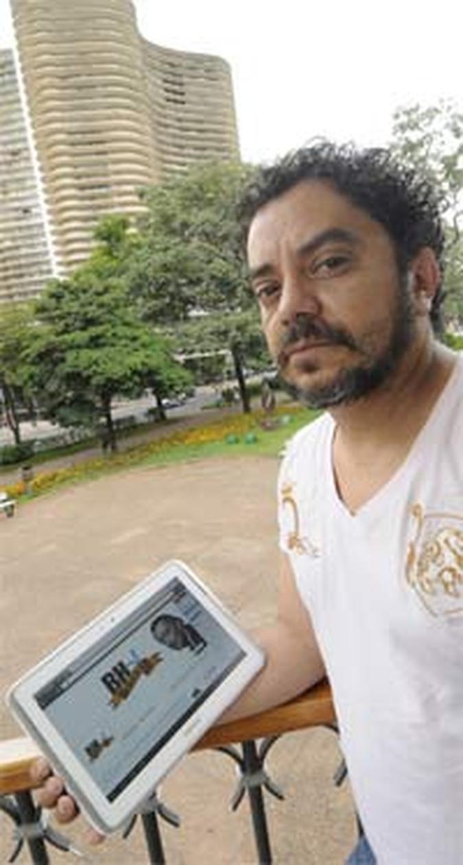 Flávio Peixe Rosa decidiu criar o grupo BH $urreal - Não Pague, no Facebook, depois de ver os resultados que os grupos obtiveram em outras capitais(foto: Jair Amaral/EM/D.A Press) Flávio Peixe Rosa decidiu criar o grupo BH $urreal - Não Pague, no Facebook, depois de ver os resultados que os grupos obtiveram em outras capitais(foto: Jair Amaral/EM/D.A Press)