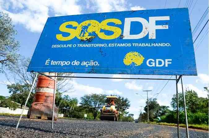 A partir de 1º de janeiro, o GDF deu início ao SOS DF: mais de 44 mil obras de recuperação estrutural (foto: Joel Rodrigues/Agência Brasília )