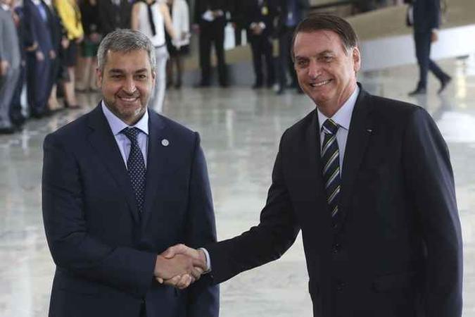 A política de direita do presidente paraguaio é alinhada à de Bolsonaro(foto: Antonio Cruz/ Agência Brasil) A política de direita do presidente paraguaio é alinhada à de Bolsonaro(foto: Antonio Cruz/ Agência Brasil)