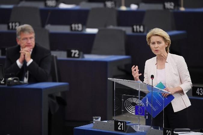 Presidente da Comissão Européia, Ursula von der Leyen.(foto: Frederick Florin/AFP) Presidente da Comissão Européia, Ursula von der Leyen.(foto: Frederick Florin/AFP)