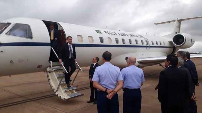 O presidente eleito terá a escolta da Polícia Federal e de homens da Polícia Militar(foto: FAB/Divulgação) O presidente eleito terá a escolta da Polícia Federal e de homens da Polícia Militar(foto: FAB/Divulgação)