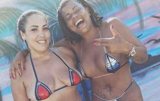 Fabiana Escobar posa ao lado de Tati Quebra Barraco(foto: Instagram/Reprodução) Fabiana Escobar posa ao lado de Tati Quebra Barraco(foto: Instagram/Reprodução)