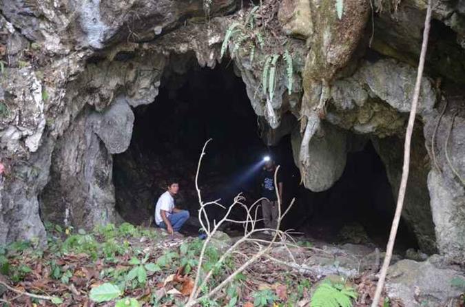 Caverna onde os fósseis foram encontrados há 120 anos: exames avançados ajudaram grupo de pesquisadores a definir a datação(foto: Julien Louys/Divulgação) Caverna onde os fósseis foram encontrados há 120 anos: exames avançados ajudaram grupo de pesquisadores a definir a datação(foto: Julien Louys/Divulgação)