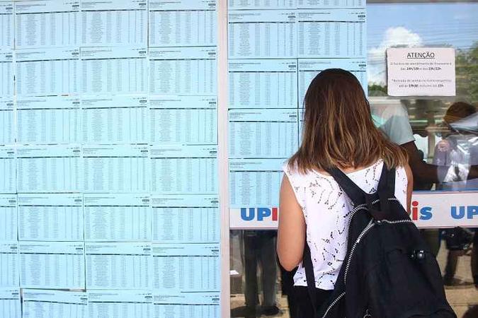 Último domingo de prova teve abstenção de 27% dos inscritos(foto: Ana Rayssa/CB/D.A Press) Último domingo de prova teve abstenção de 27% dos inscritos(foto: Ana Rayssa/CB/D.A Press)
