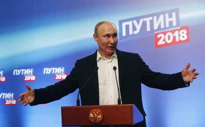 Putin, que desde 1999 está à frente da Rússia, como presidente ou como primeiro-ministro, deixará o cargo em 2024(foto: Sergei CHIRIKOV /AFP) Putin, que desde 1999 está à frente da Rússia, como presidente ou como primeiro-ministro, deixará o cargo em 2024(foto: Sergei CHIRIKOV /AFP)