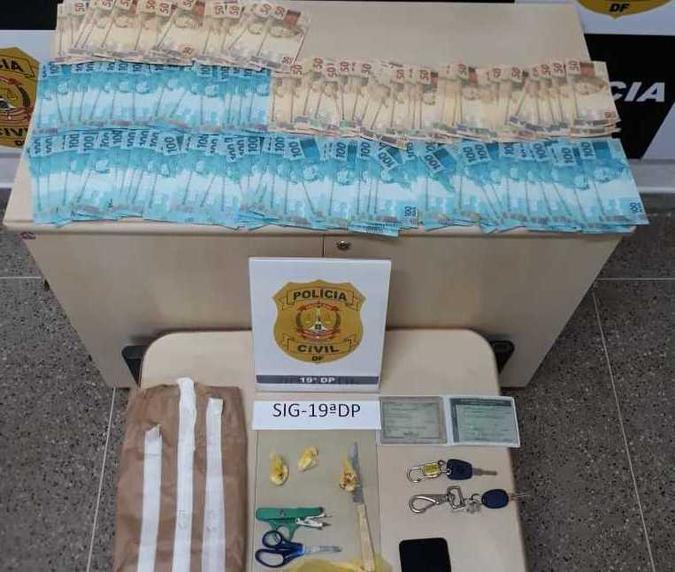 O acusado foi detido em casa, na QNN 5(foto: PCDF/Divulgação) O acusado foi detido em casa, na QNN 5(foto: PCDF/Divulgação)