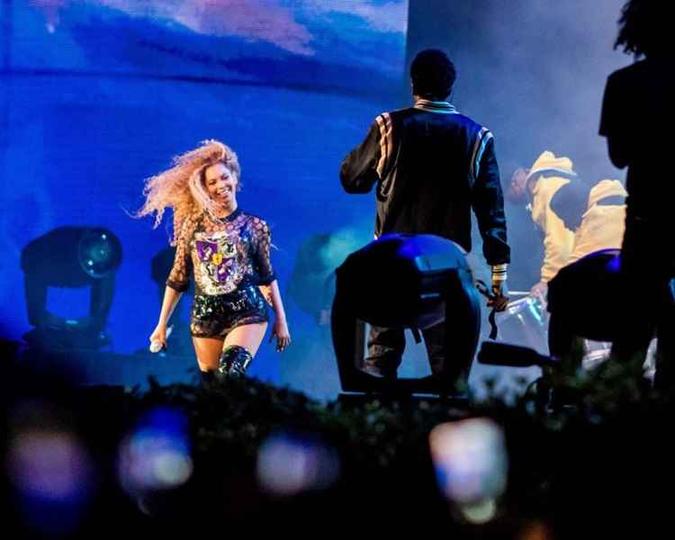 O casal está em turnê com o trabalho 'On the run II'(foto: KYLE GRILLOT) O casal está em turnê com o trabalho 'On the run II'(foto: KYLE GRILLOT)