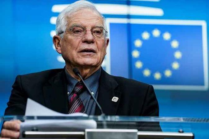 Josep Borrell, o Alto Representante da União Europeia para os Negócios Estrangeiros e a Política de Segurança.(foto: Kenzo TRIBOUILLARD / AFP) Josep Borrell, o Alto Representante da União Europeia para os Negócios Estrangeiros e a Política de Segurança.(foto: Kenzo TRIBOUILLARD / AFP)