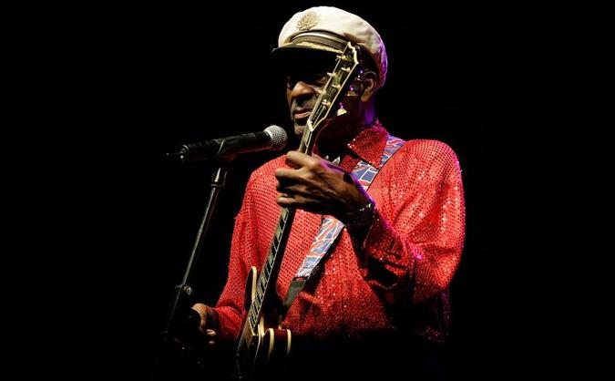 Álbum de inéditas de Chuck Berry será lançado após a morte do músico.(foto: Desiree Martin) Álbum de inéditas de Chuck Berry será lançado após a morte do músico.(foto: Desiree Martin)