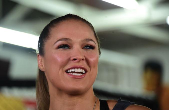 A lutadora Ronda Rousey(foto: AFP / FREDERIC J. BROWN) A lutadora Ronda Rousey(foto: AFP / FREDERIC J. BROWN)