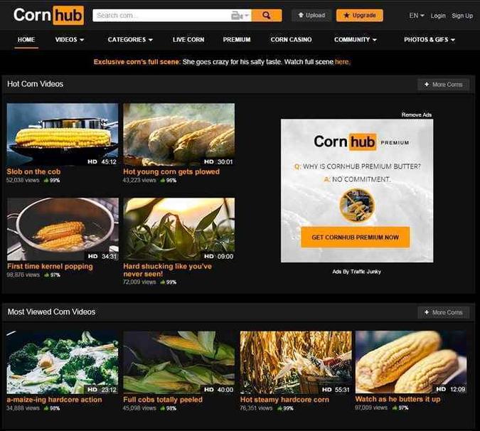 (foto: Reprodução/Cornhub) (foto: Reprodução/Cornhub)