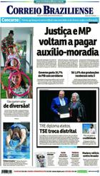 Confira a Capa do Jornal Correio Braziliense do dia 19/12/2018