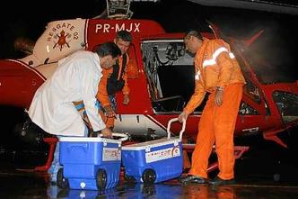 Tempo curto para o transporte de órgãos doados é um dos obstáculos (foto: ICDF/ divulgação ) Tempo curto para o transporte de órgãos doados é um dos obstáculos (foto: ICDF/ divulgação )