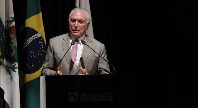 Temer ainda exaltou o agora pré-candidato à Presidência Henrique Meirelles(foto: Reprodução/Twitter Michel Temer) Temer ainda exaltou o agora pré-candidato à Presidência Henrique Meirelles(foto: Reprodução/Twitter Michel Temer)