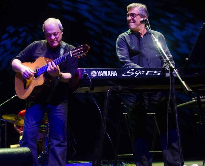 Toquinho e Ivan Lins fazem show em Brasília, com participação da cantora Tiê(foto: Gerlan Cidade/Divulgação) Toquinho e Ivan Lins fazem show em Brasília, com participação da cantora Tiê(foto: Gerlan Cidade/Divulgação)