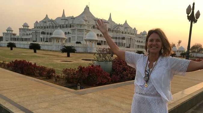 Stella Lutterbach fez cursos no campus da Oneness University(foto: Arquivo pessoal) Stella Lutterbach fez cursos no campus da Oneness University(foto: Arquivo pessoal)