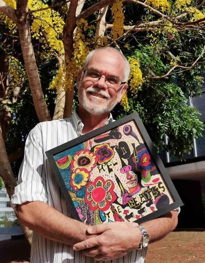Fernando Lopes trabalhou por quase 20 anos como ilustrador do Correio(foto: Arquivo pessoal) Fernando Lopes trabalhou por quase 20 anos como ilustrador do Correio(foto: Arquivo pessoal)