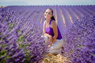 Os campos de lavanda chegam ao auge no meio do ano, diz Anaté(foto: Arquivo Pessoal) Os campos de lavanda chegam ao auge no meio do ano, diz Anaté(foto: Arquivo Pessoal)