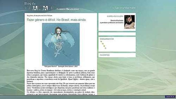 Inovador, o Blog da Igualdade vai debater temas ligados ao respeito às minorias e à diversidade de sexo e raça(foto: dzai.com.br/Reprodução da internet) Inovador, o Blog da Igualdade vai debater temas ligados ao respeito às minorias e à diversidade de sexo e raça(foto: dzai.com.br/Reprodução da internet)