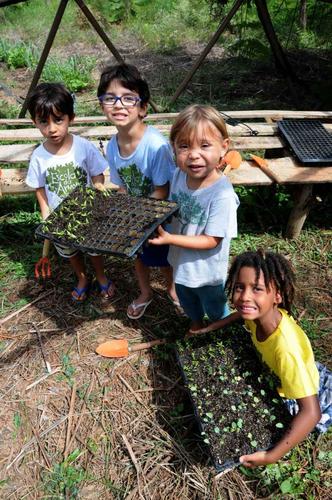 Escola foge do modelo tradicional e investe na criatividade e na preocupação ambiental para educar crianças no Lago Norte (foto: Carlos Vieira/CB/D.A Press ) Escola foge do modelo tradicional e investe na criatividade e na preocupação ambiental para educar crianças no Lago Norte (foto: Carlos Vieira/CB/D.A Press )