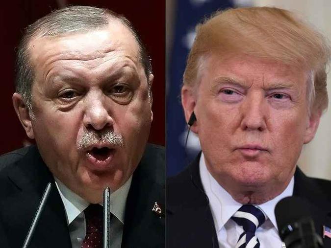 O aumento foi em resposta às medidas similares aplicadas pelo governo americano ao aço e ao alumínio turcos(foto: ADEM ALTAN, SAUL LOEB / AFP) O aumento foi em resposta às medidas similares aplicadas pelo governo americano ao aço e ao alumínio turcos(foto: ADEM ALTAN, SAUL LOEB / AFP)