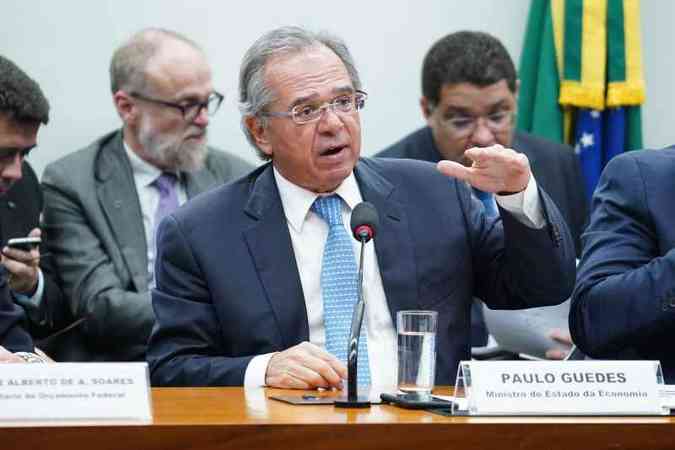 Nem mesmo o apelo do ministro da Economia, Paulo Guedes, feito nesta semana em reunião na Câmara, surtiu efeito(foto: Pablo Valadares/Câmara dos Deputados)