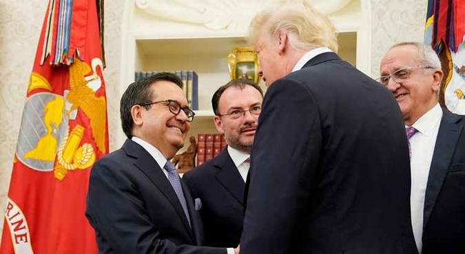 O chanceler mexicano, Luis Videgaray, afirmou nesta segunda que o acordo se trata de uma O chanceler mexicano, Luis Videgaray, afirmou nesta segunda que o acordo se trata de uma